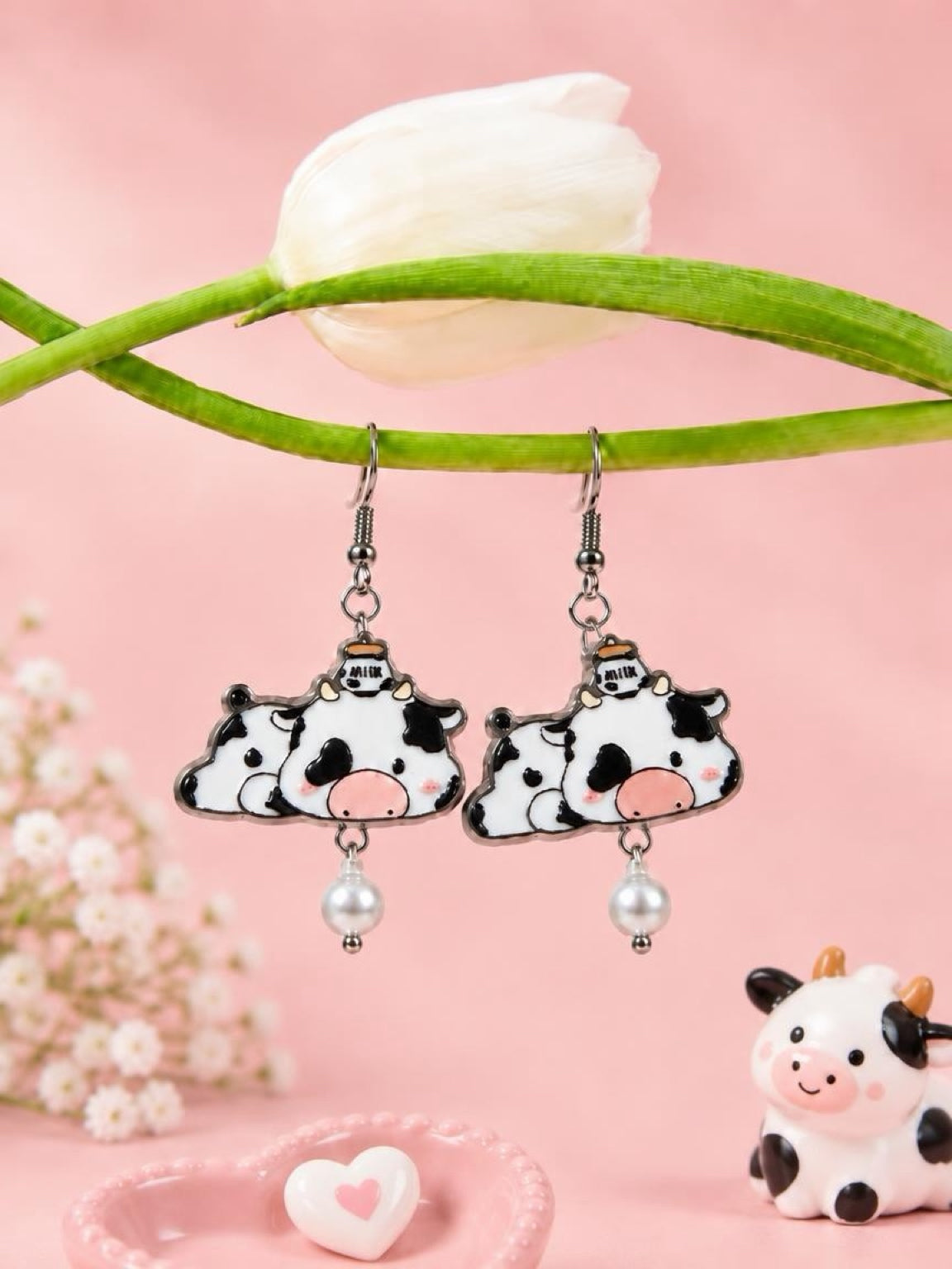 Moo Cow Earrings
