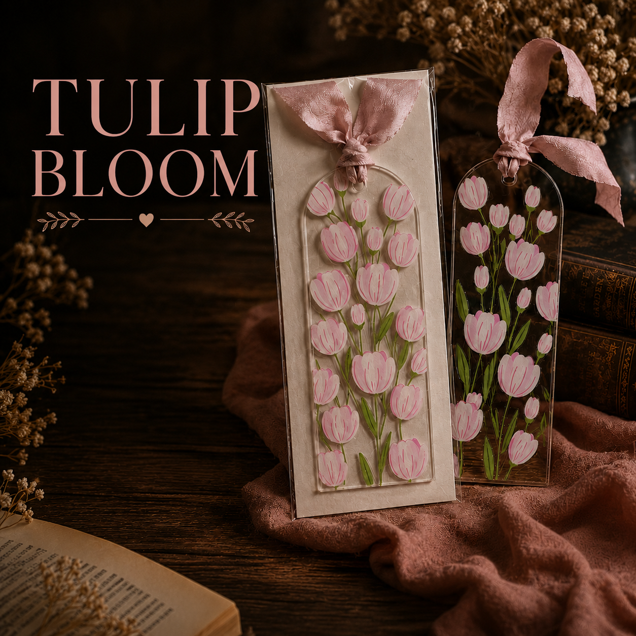 Book Lover Acrylic Bookmarks