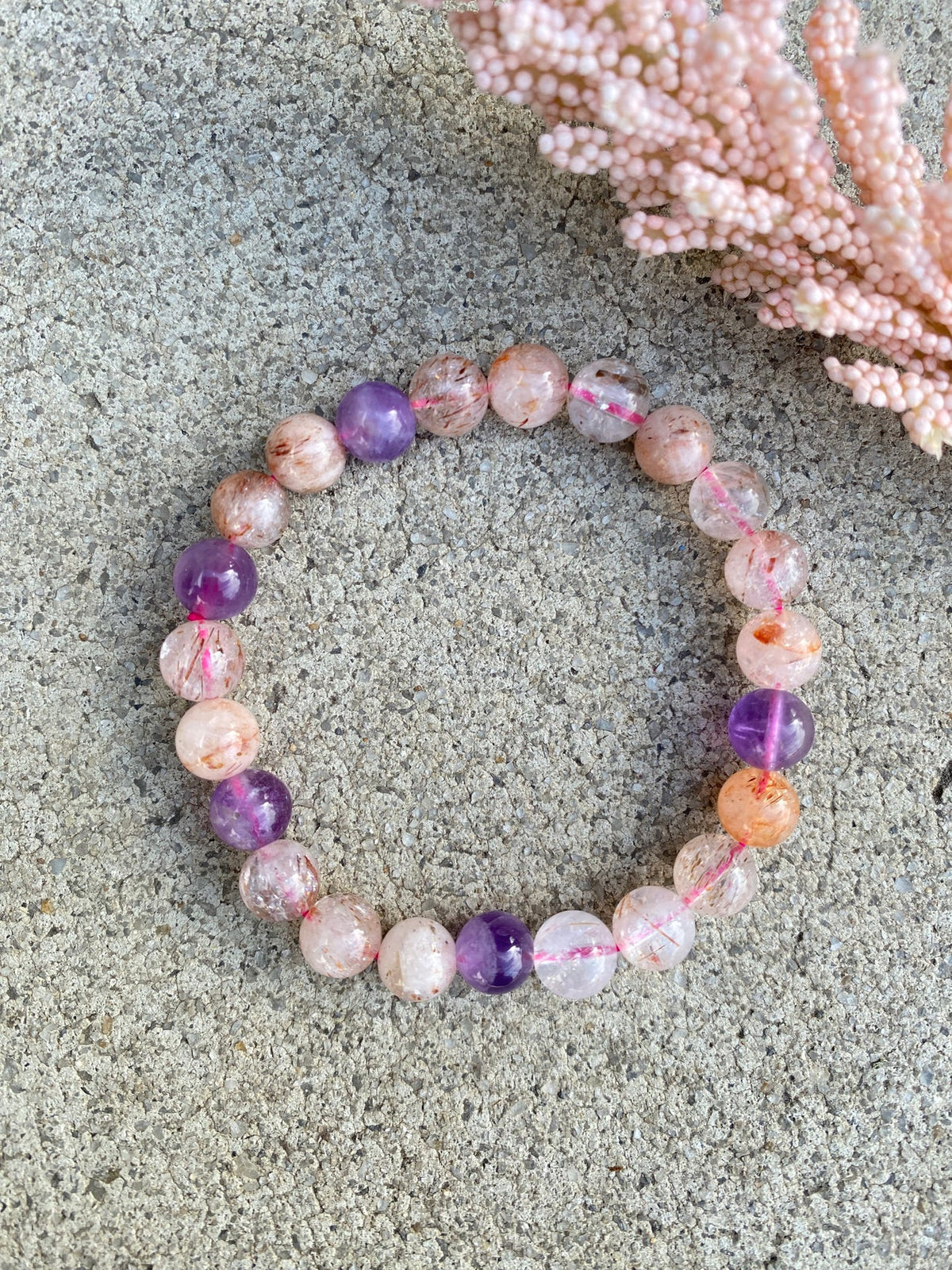 Super Seven Bead Bracelet 8mm