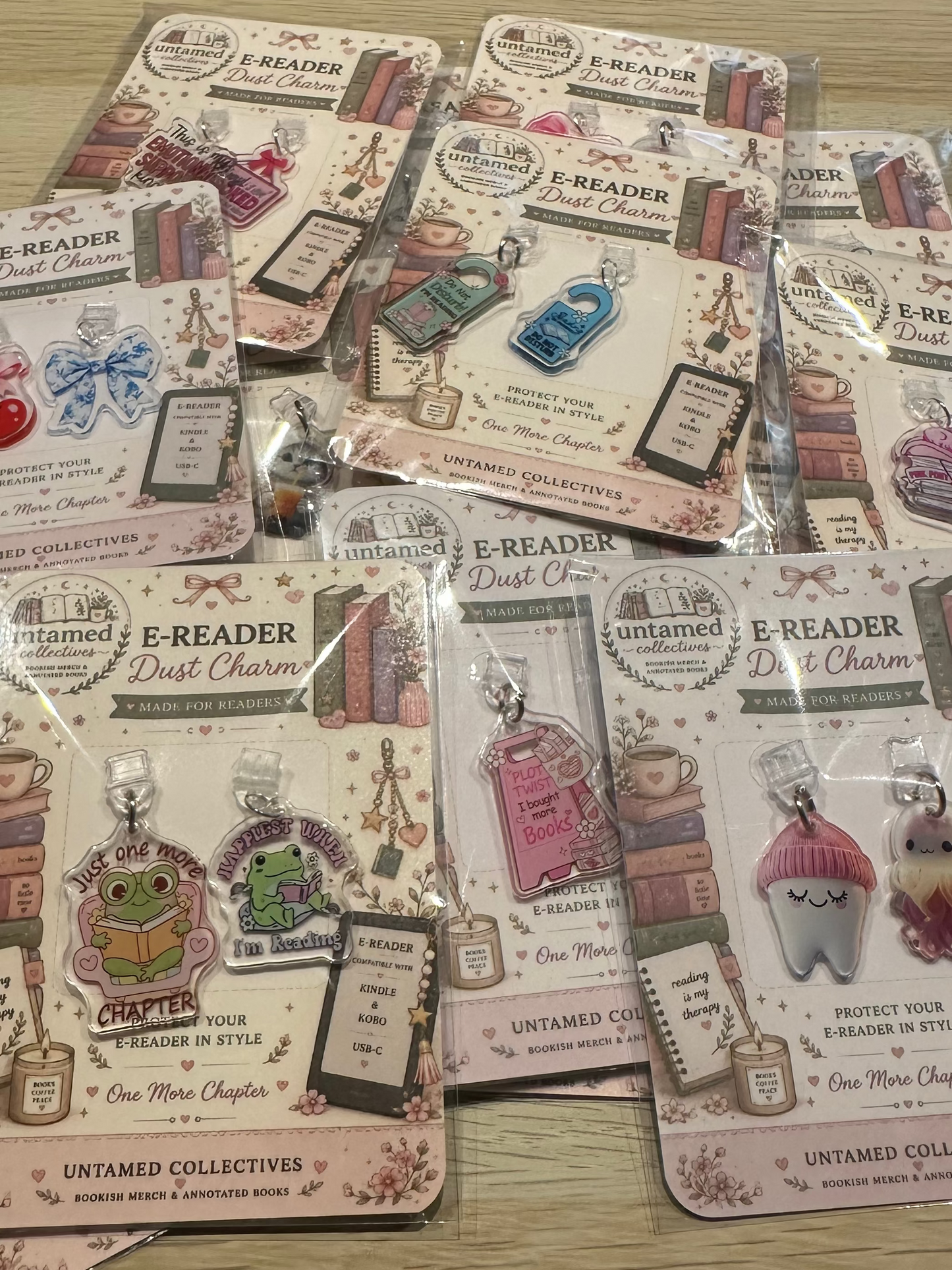 E-Reader Dust Charms (2 Pack)