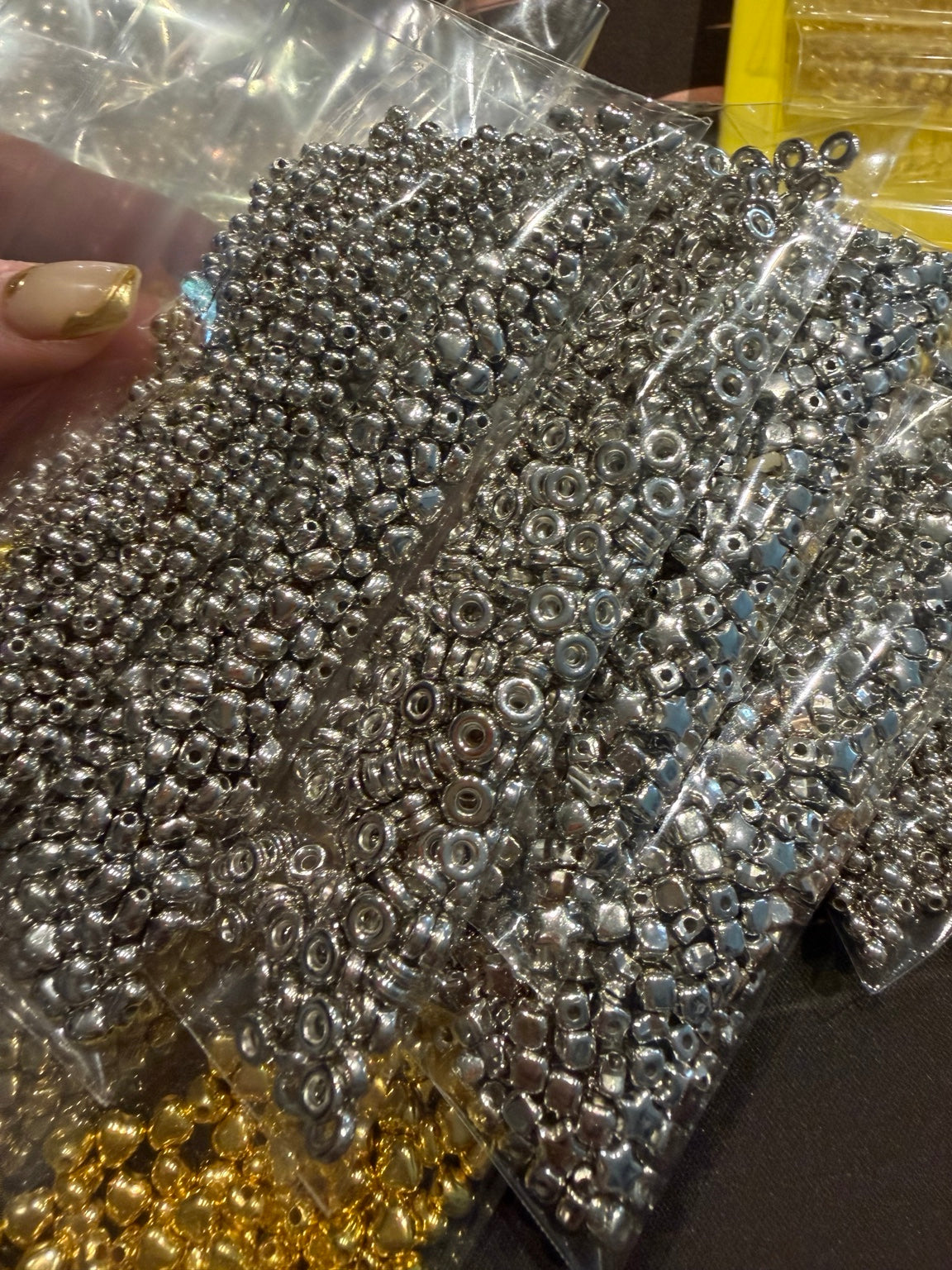 Metallic Jewellery Beads