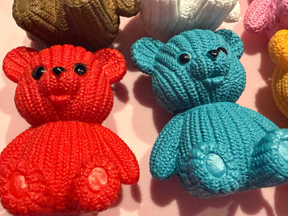 Knitted Look Teddy Bears