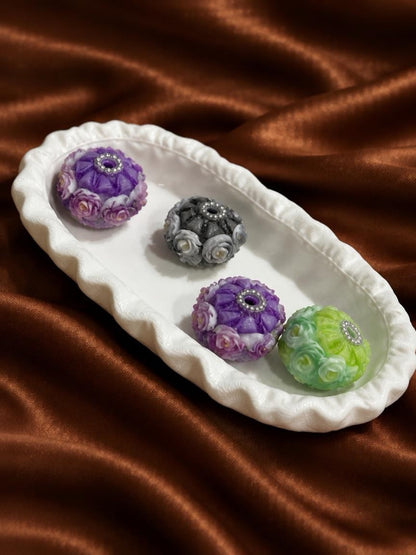 Mini Ruffle Trinket Tray | 3D Printed