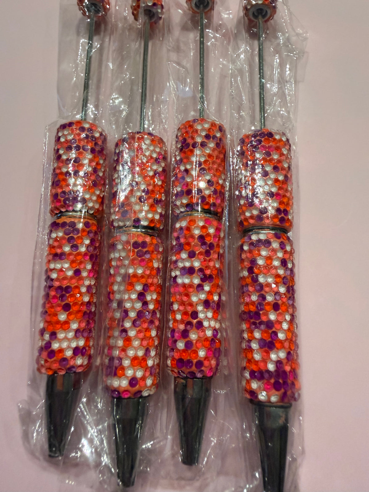 Multi Colour Rhinestone Beadable Pen