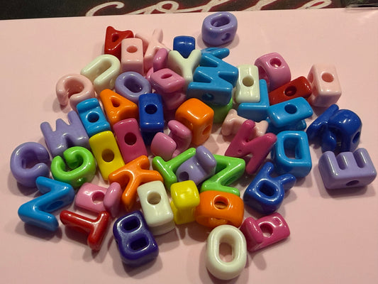 Alphabet Beads bag