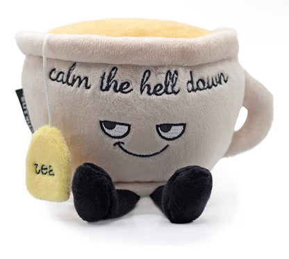 "Calm The Hell Down" Plush Teacup