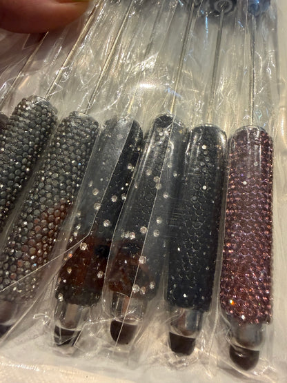 Rhinestone Beadable Stylus Pens