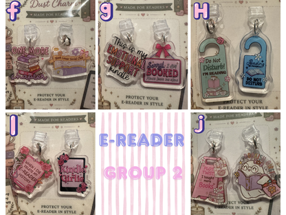 E-Reader Dust Charms (2 Pack)
