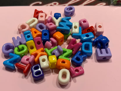 Alphabet Beads bag