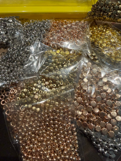 Metallic Jewellery Beads