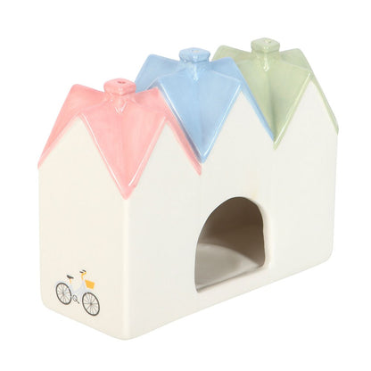 Home Sweet Home House Tealight Holder and Incense Cone Burner