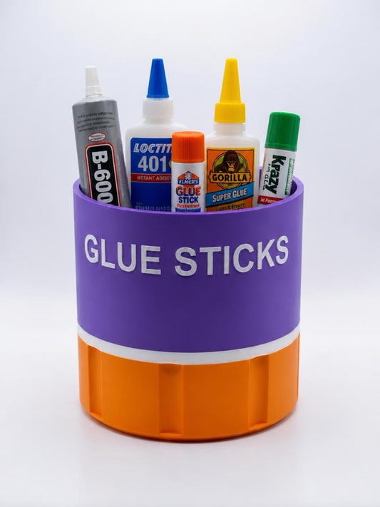 3D Printed Glue Stick Holder – Craft Room Storage Organiser