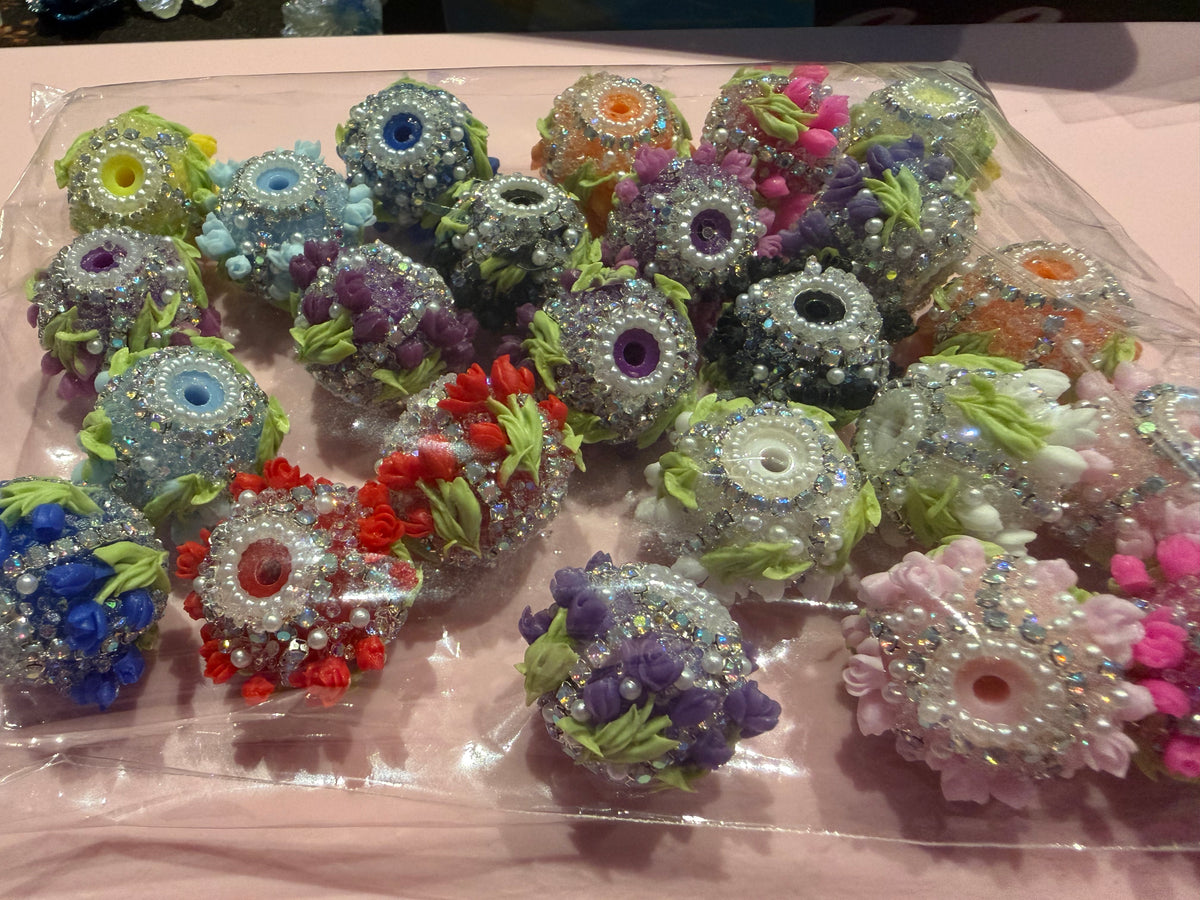 Flower with Stem Deluxe Beads bundle