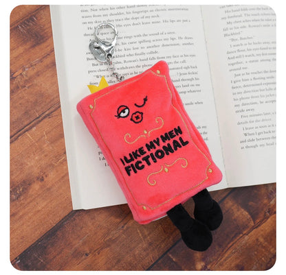 “I Like My Men Fictional” Book Bag Charm