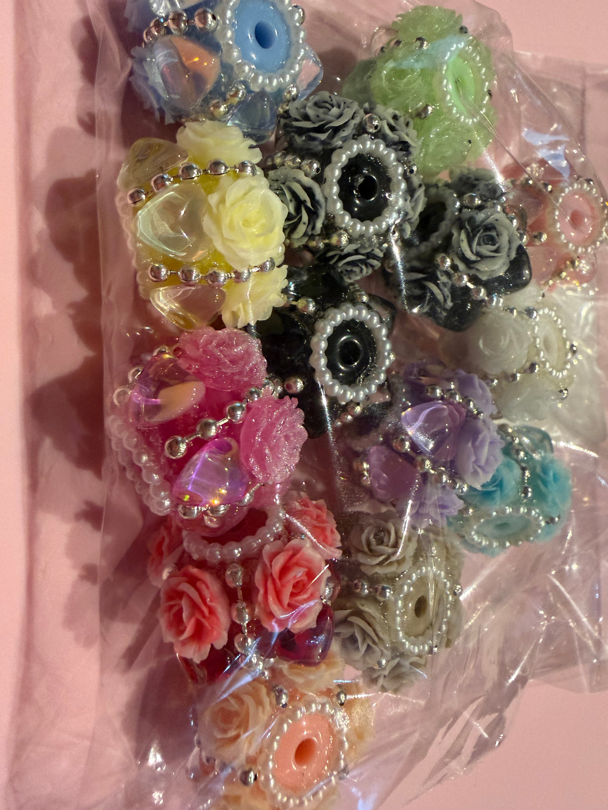 Mix fancy bead bag