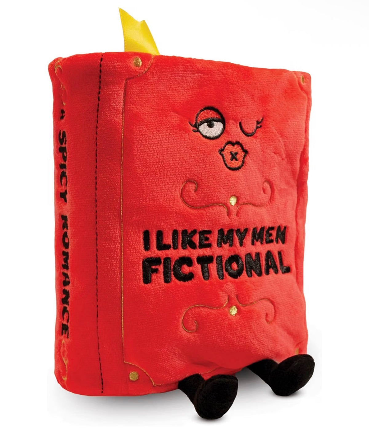 "I Like My Men Fictional" Book Plush