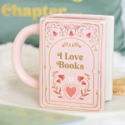 Book Lover's Pink Mug