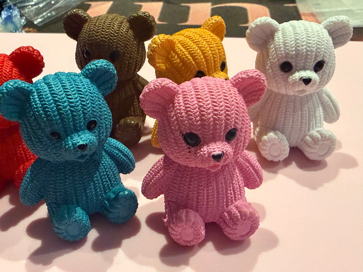 Knitted Look Teddy Bears