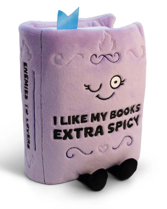 "I Like My Books Extra Spicy" Book Plush