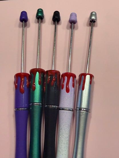 Blood Drip Look Beadable Pens