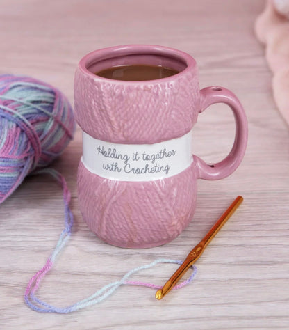 Crochet Mug - Holding It Together