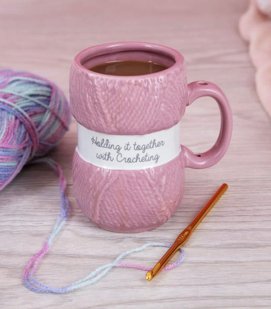 Crochet Mug - Holding It Together