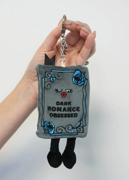 “Dark Romance Obsessed” Book Bag Charm