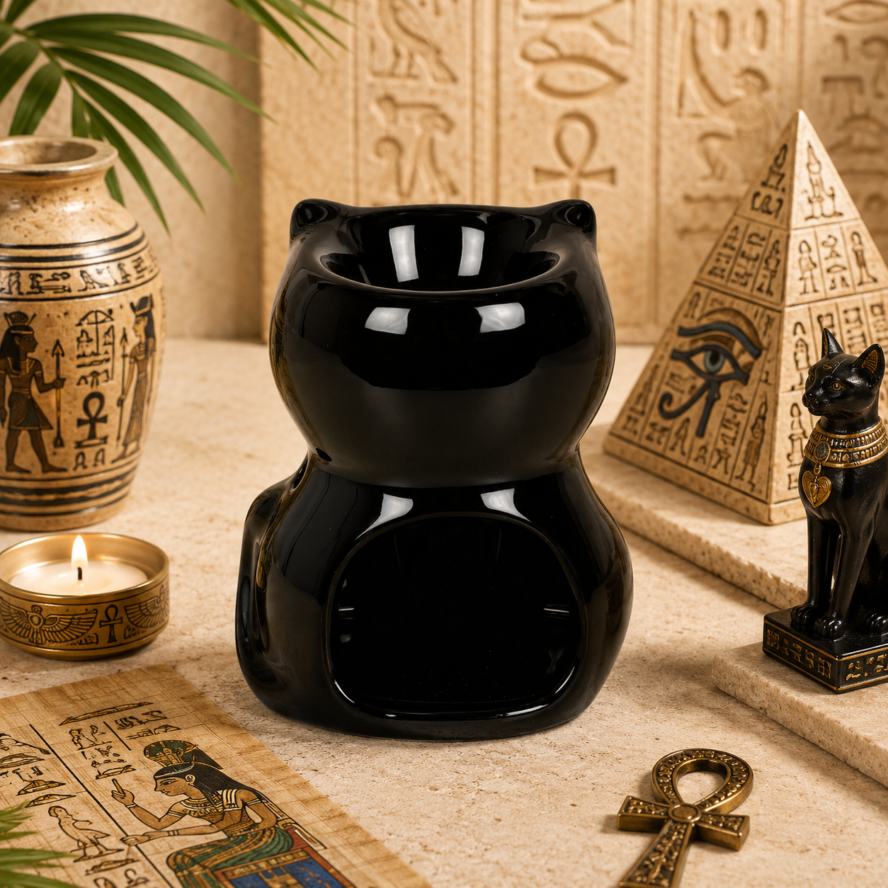 Black Cat Moon Burner