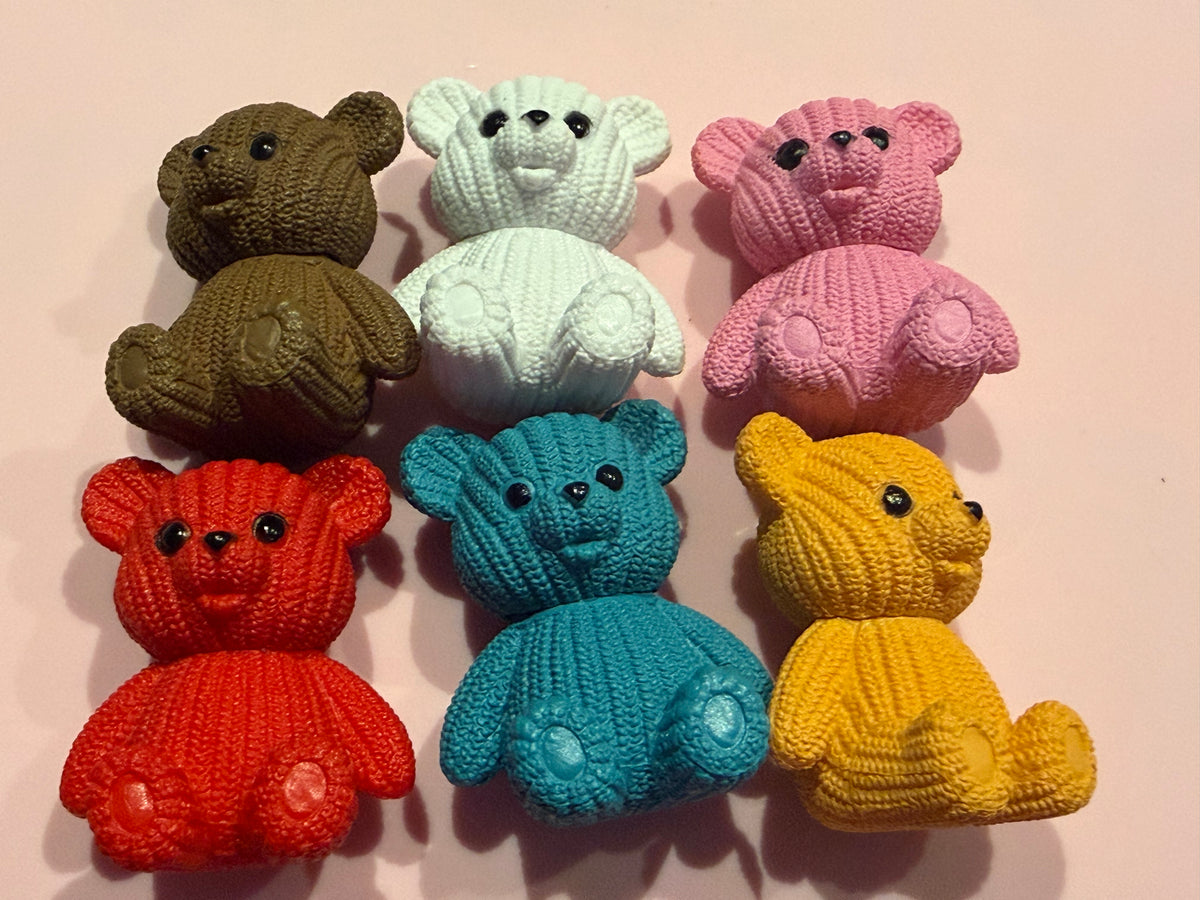 Knitted Look Teddy Bears
