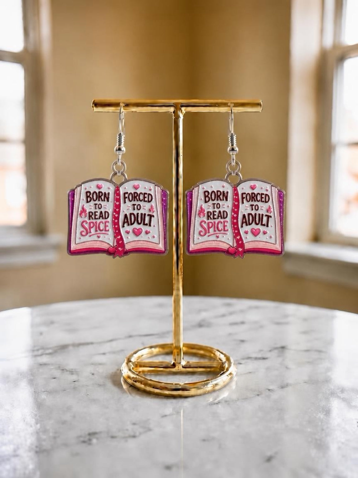 Book Trope Earrings