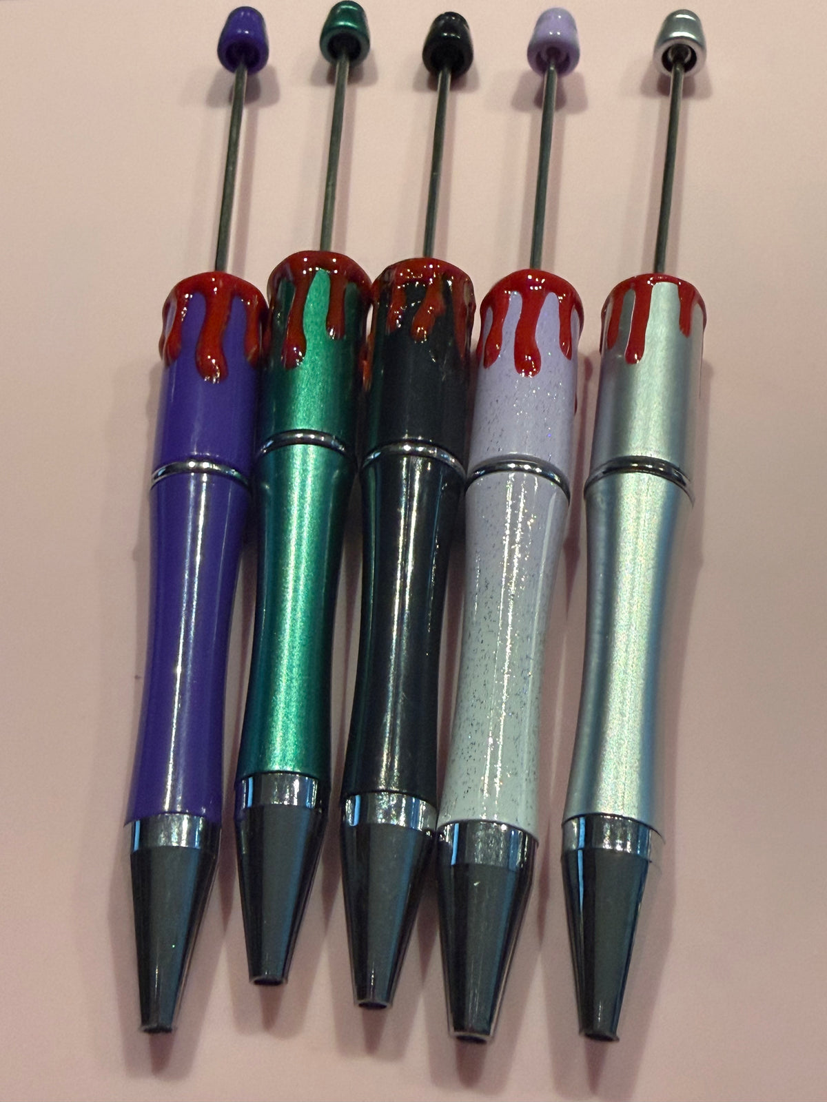 Blood Drip Look Beadable Pens