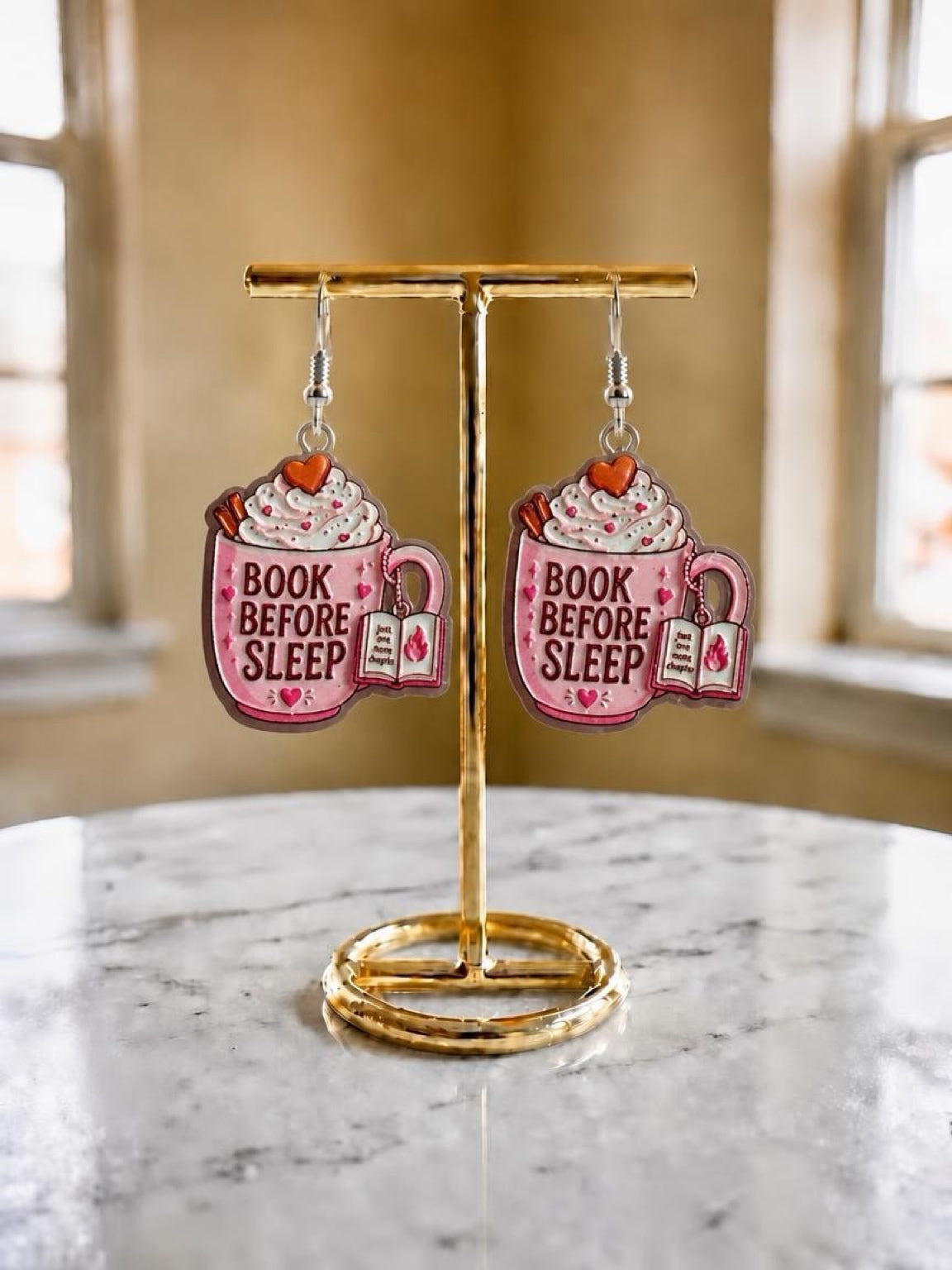 Book Trope Earrings