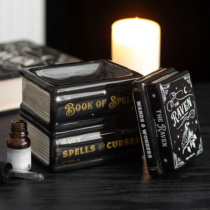 The Raven Book Stack Melt Warmer