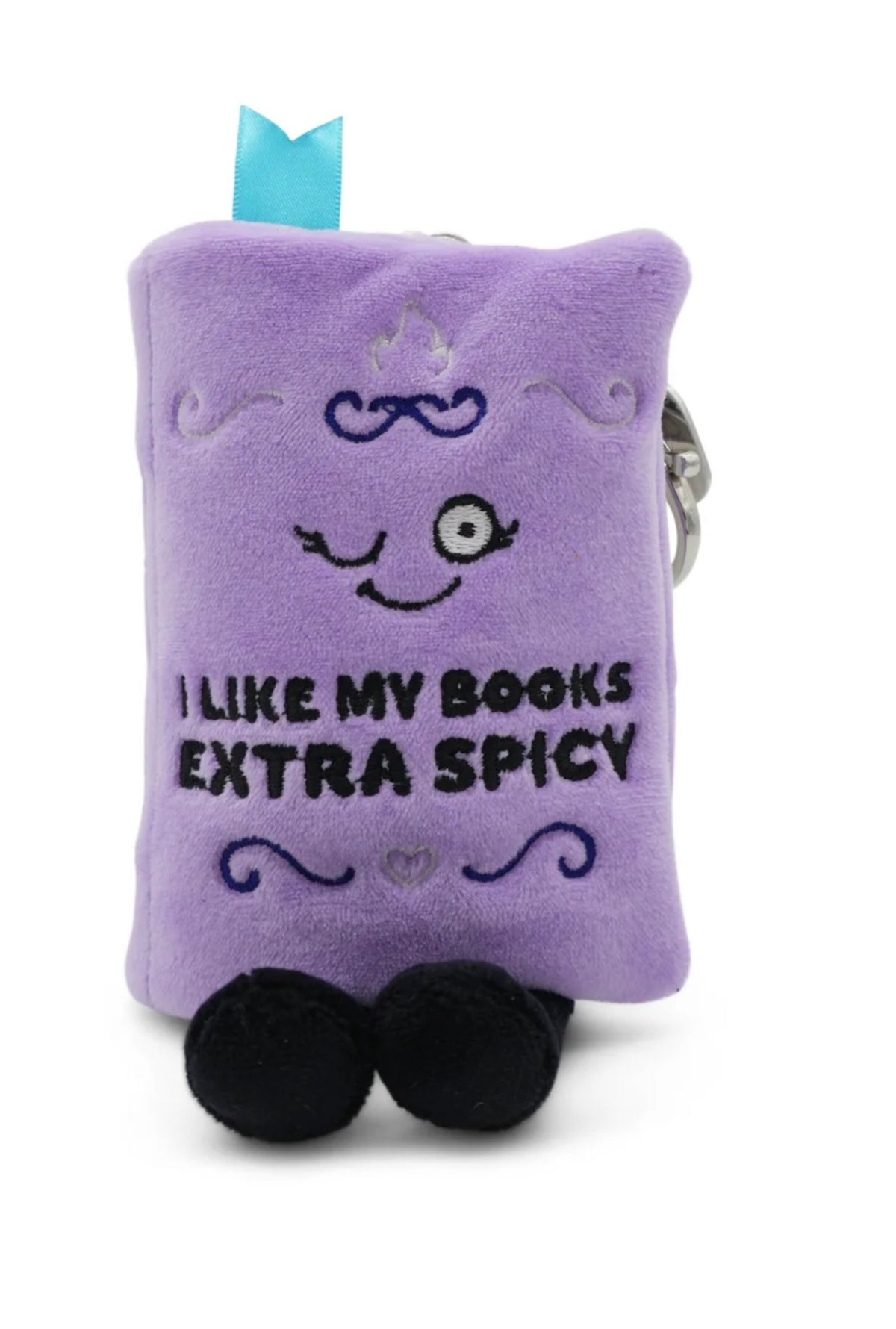 “I Like My Books Extra Spicy” Book Bag Charm