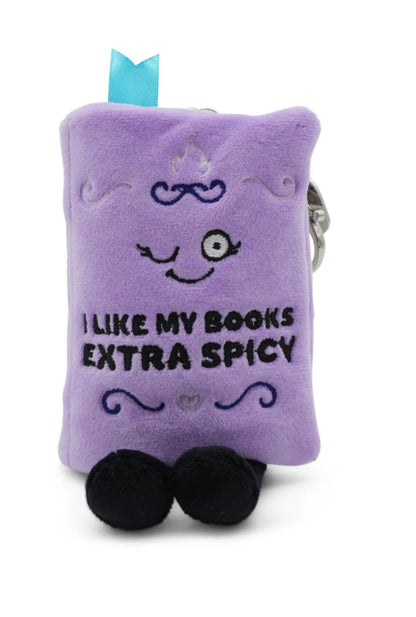 “I Like My Books Extra Spicy” Book Bag Charm