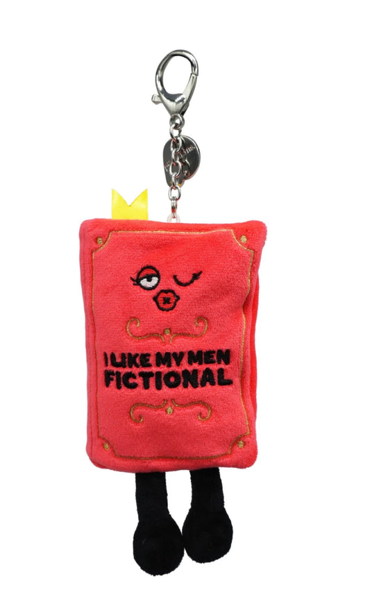 “I Like My Men Fictional” Book Bag Charm