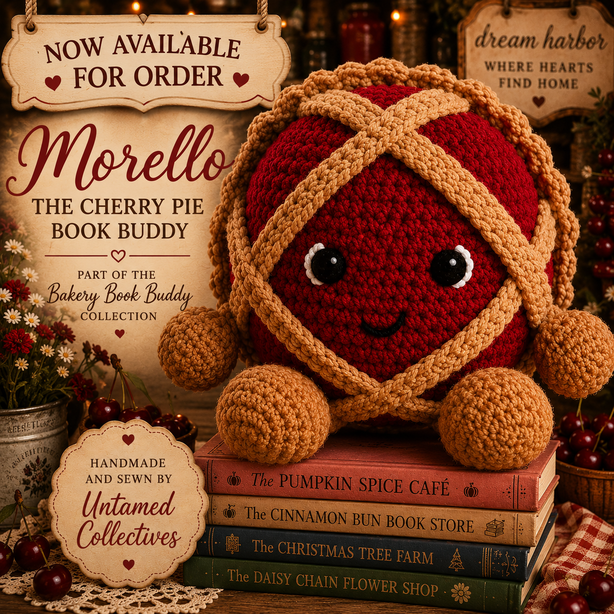 Morello the Cherry Pie Book Buddy