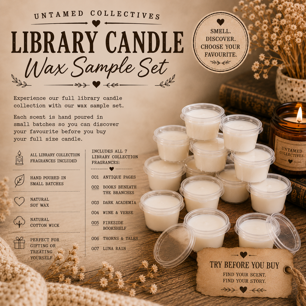 Library Collection™ Luxury Bookish Sample Pack