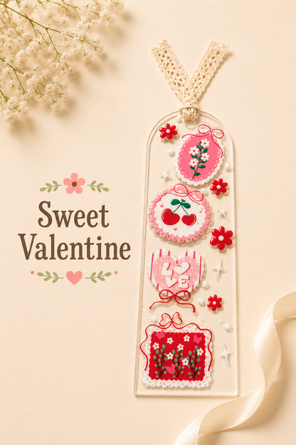 Book Lover Acrylic Bookmarks