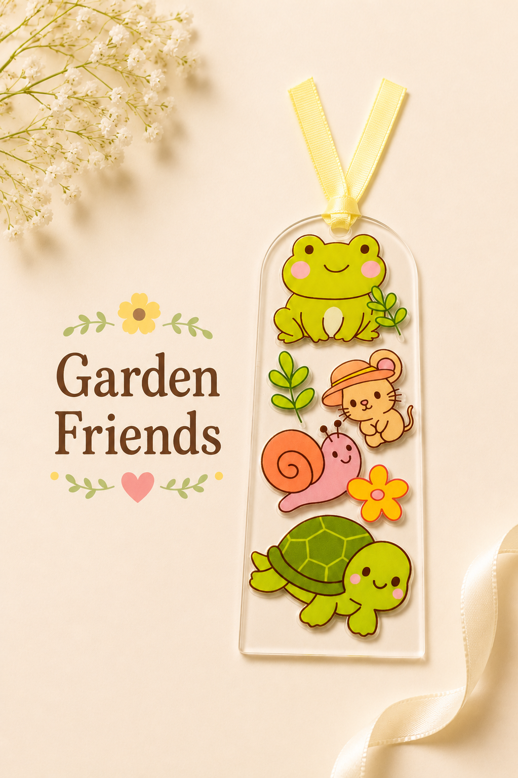 Book Lover Acrylic Bookmarks