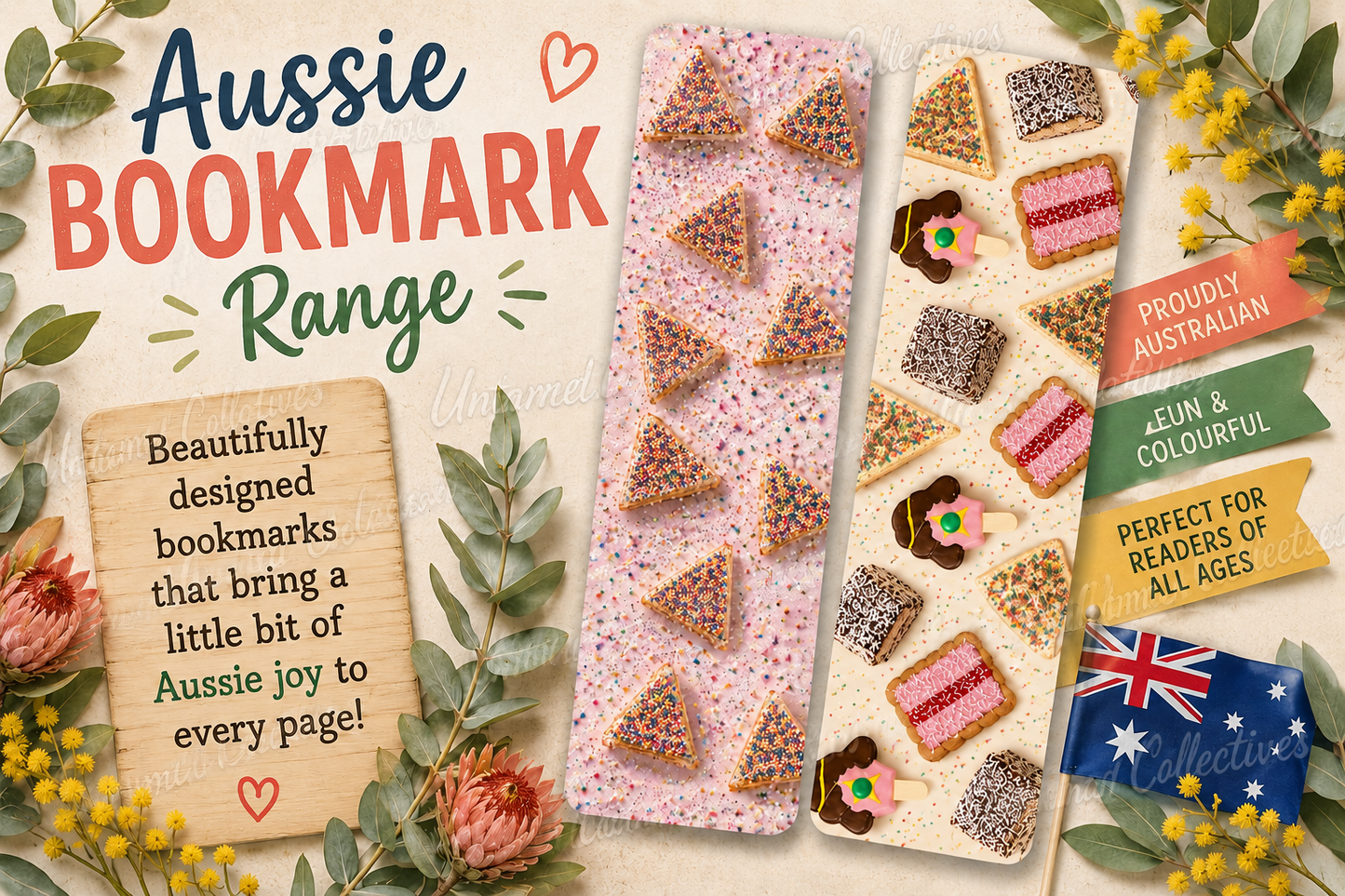 Aussie Favs - Handmade Bookmarks