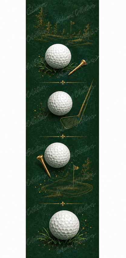 GOLF LOVERS - Handmade Bookmarks