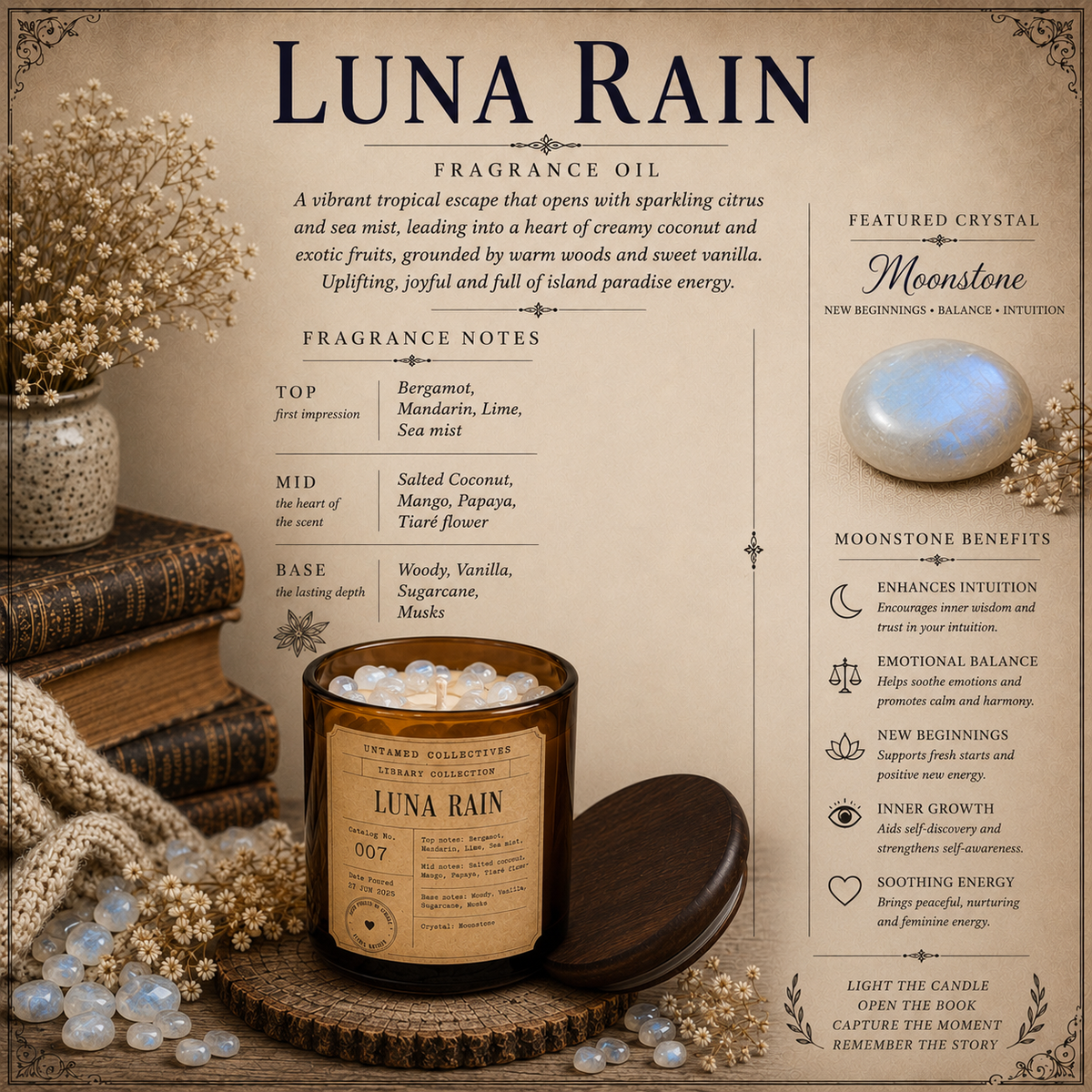 Library Collection™ Luxury Bookish Soy Wax Candle