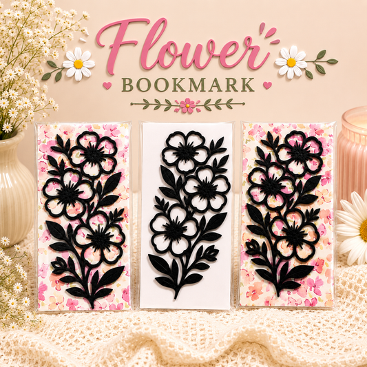 3D Printed Flower Bookmarks
