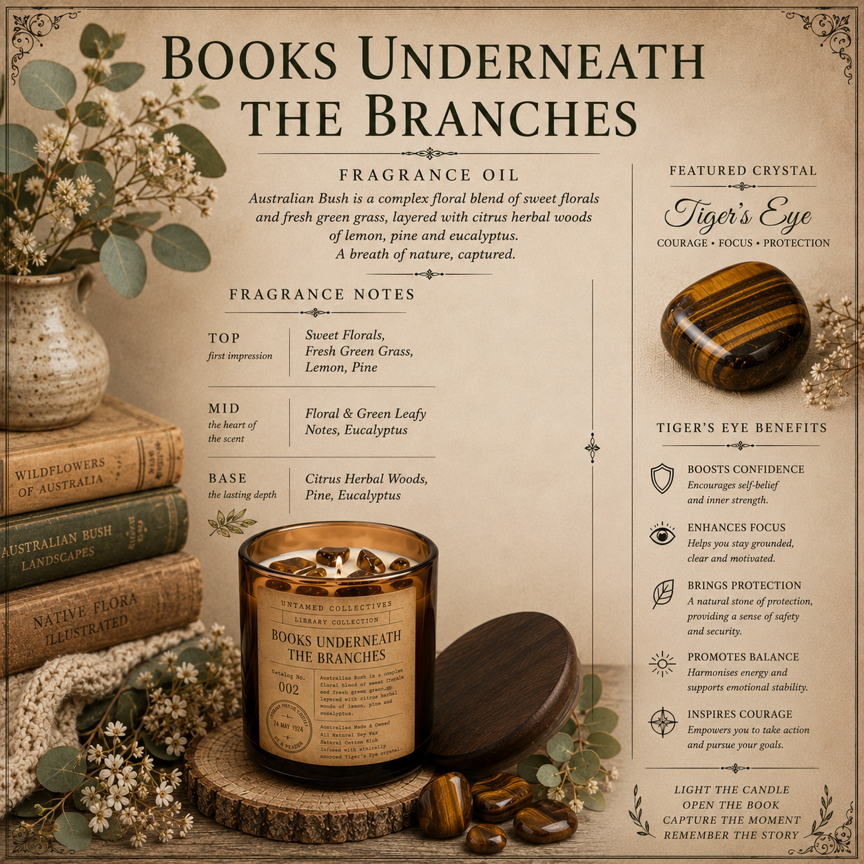 Library Collection™ Luxury Bookish Soy Wax Candle