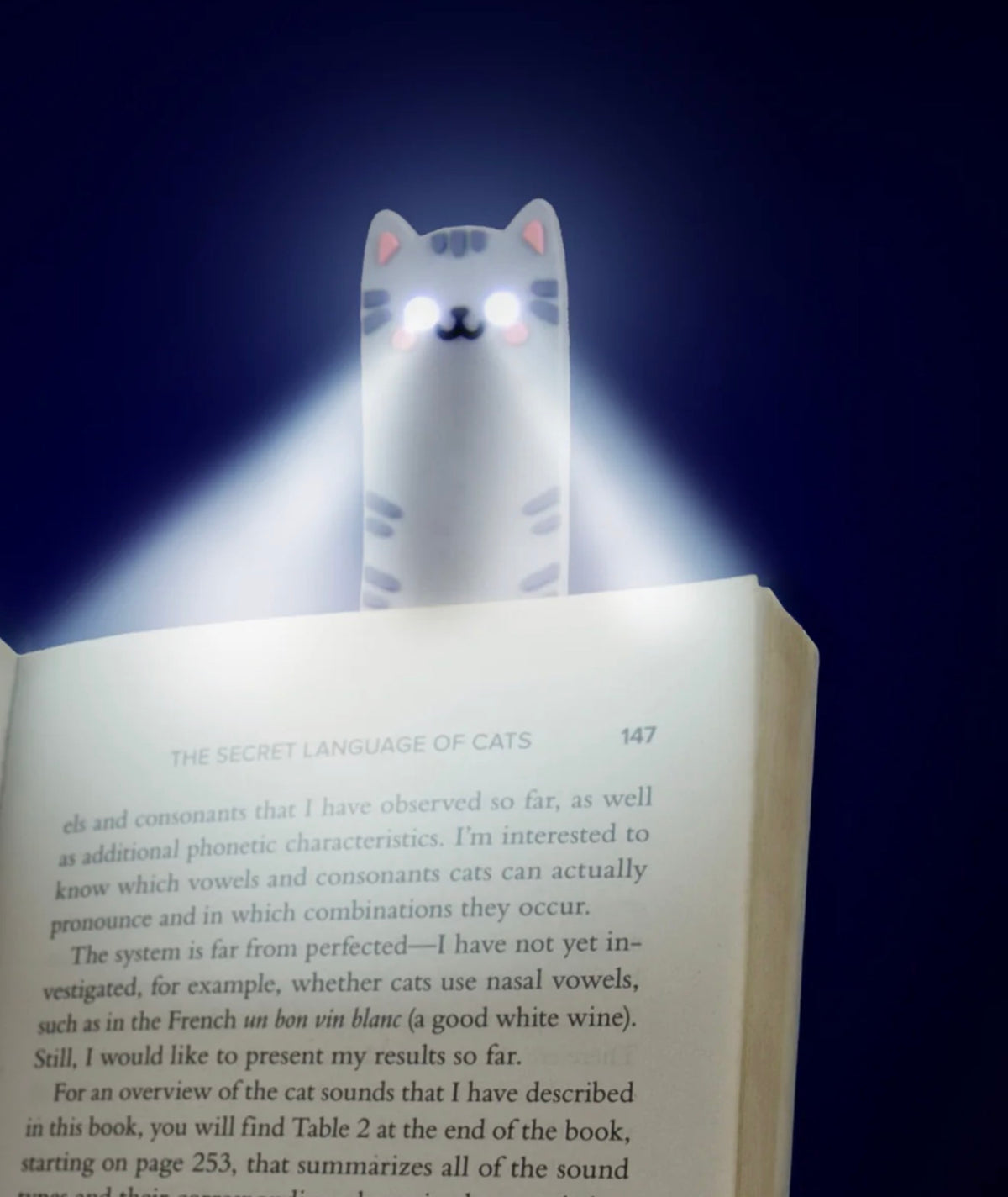 Gift Republic - Reading Light - Cat