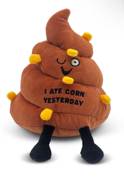 "I Ate Corn Yesterday" Poop Plush