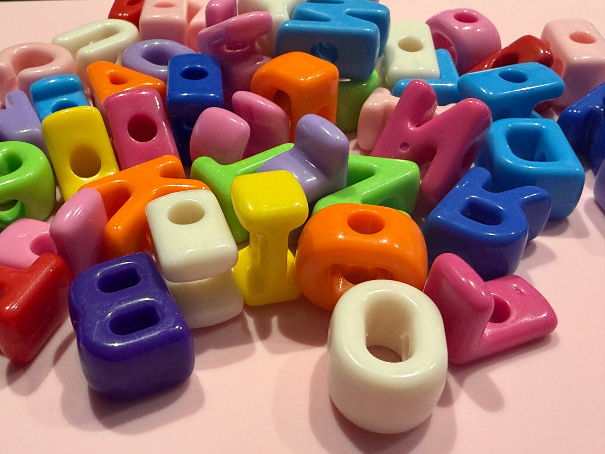 Alphabet Beads bag