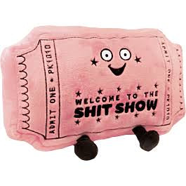 "Welcome to the Shit Show" Ticket Cushion