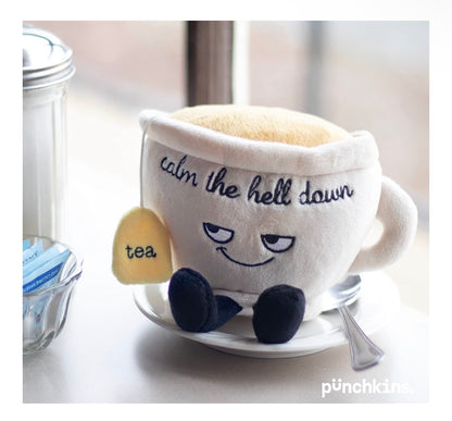 "Calm The Hell Down" Plush Teacup
